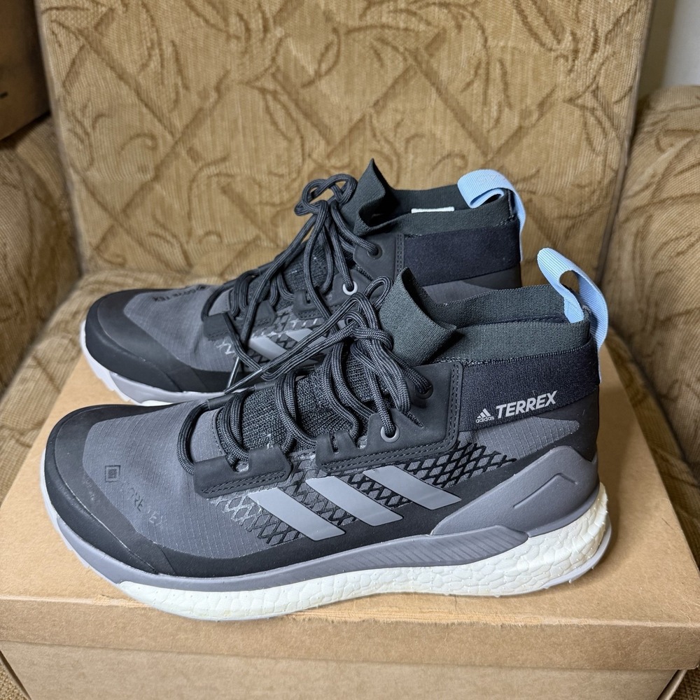 adidas Terrex‎ Free Hiker GORE-TEX G28464 Black Women's Size 8 Hiking Shoes